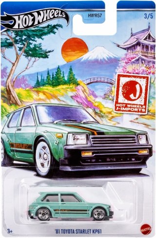 Samochodzik 81 Toyota Starlet HRT02 Hot Wheels J-Import