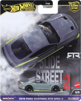 Samochodzik Hot Wheels Premium Ford Mustang RTR HKC85 Slide Street
