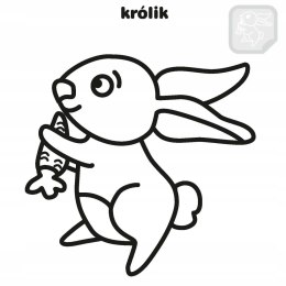 Wieś Naklejam koloruję Kolorowanka Malowanka