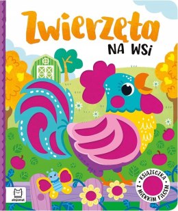 Zwierzęta na wsi Książeczka z miękkim filcem Aksjomat