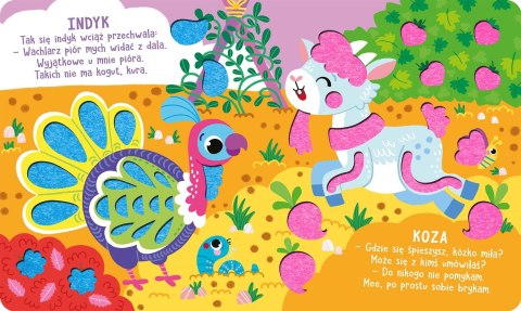 Zwierzęta na wsi Książeczka z miękkim filcem Aksjomat