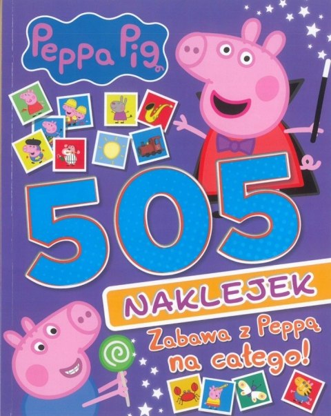 505 Naklejek Zabawa z Peppą na Całego Naklejki Zagadki Zadania świnki Peppy