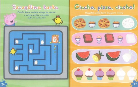 505 Naklejek Zabawa z Peppą na Całego Naklejki Zagadki Zadania świnki Peppy