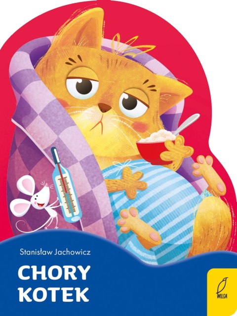 Chory kotek Wykrojnik Książeczka Wilga