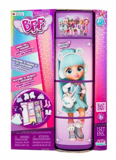 Cry Babies BFF Lalka modowa Kristal Nastolatka + akcesoria IMC904323