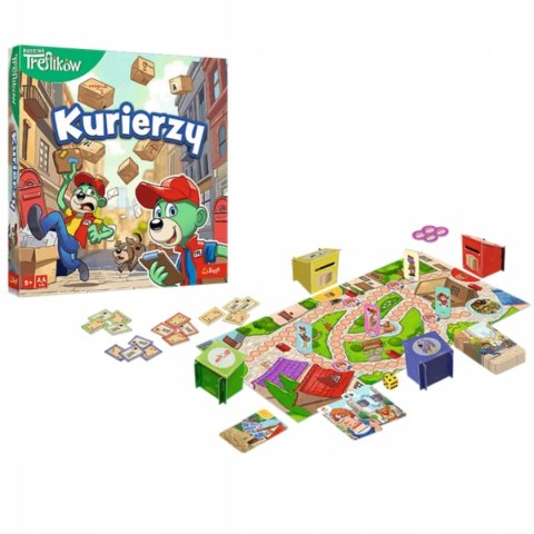 Gra Rodzinna planszowa Kurierzy Trefl Rodzina Treflików 5+