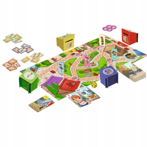 Gra Rodzinna planszowa Kurierzy Trefl Rodzina Treflików 5+