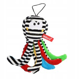 Hencz Grzechotka Mini Ośmiornica biało-czarna Mom's care