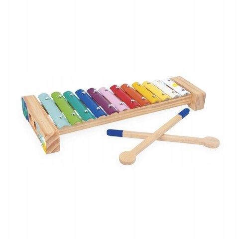 Instrument muzyczny drewniany Ksylofon cymbałki, Gioia, 18m + Janod