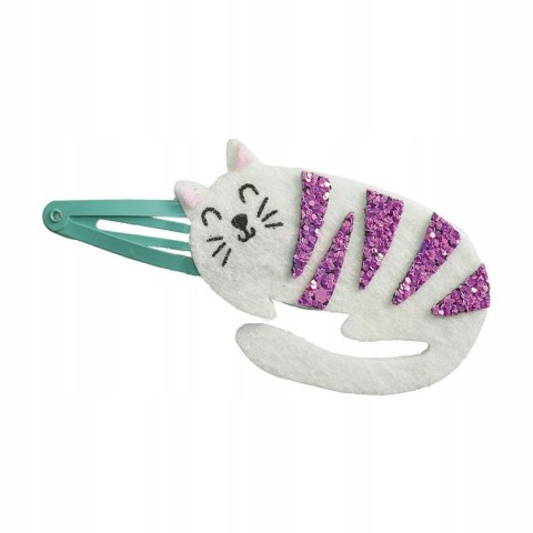 Janod Zestaw do tworzenia biżuterii Brokatowe spinki Pieski i kotki 5+