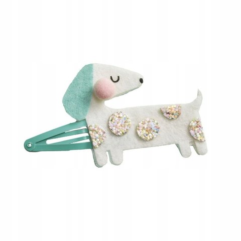 Janod Zestaw do tworzenia biżuterii Brokatowe spinki Pieski i kotki 5+