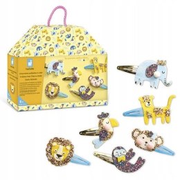 Janod zestaw kreatywny do tworzenia biżuterii brokatowe spinki do wlosów 5+