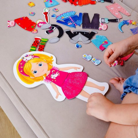 Klocki magnetyczne Nikole Ubieranka magnetyczna Roter Kafer