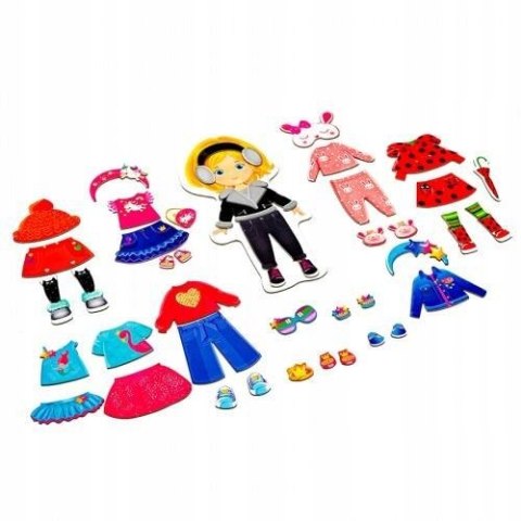 Klocki magnetyczne Nikole Ubieranka magnetyczna Roter Kafer