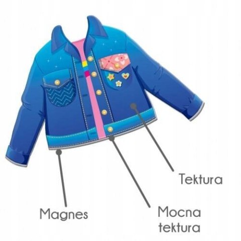 Klocki magnetyczne Nikole Ubieranka magnetyczna Roter Kafer