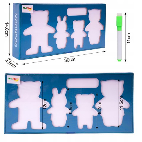 Klocki magnetyczne Nikole Ubieranka magnetyczna Roter Kafer