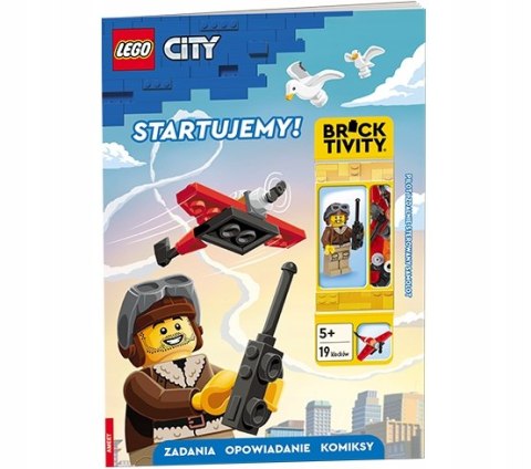 Lego City Startujemy Ameet + Figurka Pilota Samolot