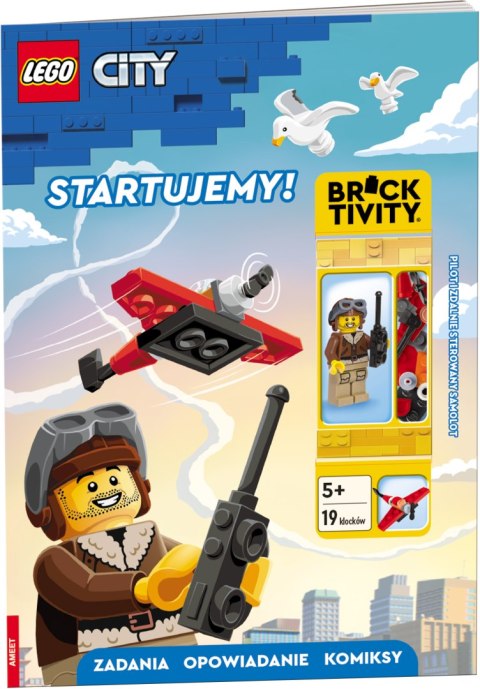 Lego City Startujemy Ameet + Figurka Pilota Samolot
