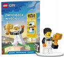 Lego City Zwycięzca wyścigu Ameet + FIgurka Kierowca Rajdowy z pucharem