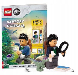 Lego Jurassic World Raptory uciekają Ameet + FIgurka Kenji i Mały Raptor