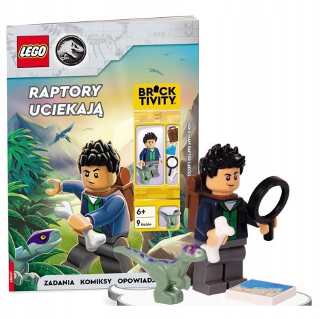 Lego Jurassic World Raptory uciekają Ameet + FIgurka Kenji i Mały Raptor