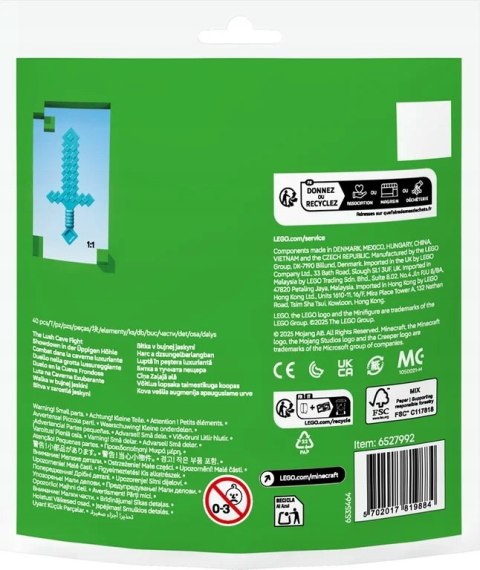 Lego Minecraft 30705 Walka w bujnej jaskini