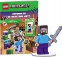Lego Minecraft Wyprawa po netherytowy miecz Ameet + Figurka Steve z Mieczem