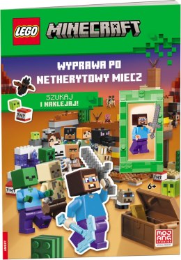 Lego Minecraft Wyprawa po netherytowy miecz Ameet + Figurka Steve z Mieczem