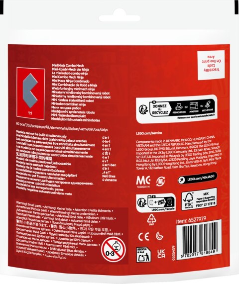 Lego Ninjago 30699 Wielofunkcyjny minimech ninja
