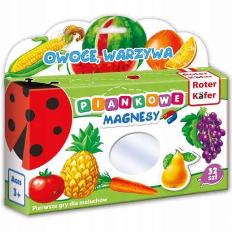 Magnesy piankowe owoce warzywa Roter Kafer