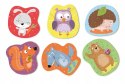 Moje PIerwsze Puzzle Dodo 18 elementów Puzzle 2-3-4 Zwierzęta leśne