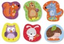 Moje PIerwsze Puzzle Dodo 18 elementów Puzzle 2-3-4 Zwierzęta leśne