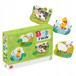 Moje Pierwsze Puzzle 3w1 Wiejskie zwierzęta Zwierzątka 18m+ Dodo
