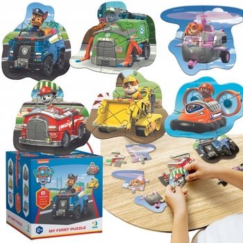 Moje Pierwsze Puzzle 4-6-8 Elementów Psi Patrol 6 Układanek Dodo