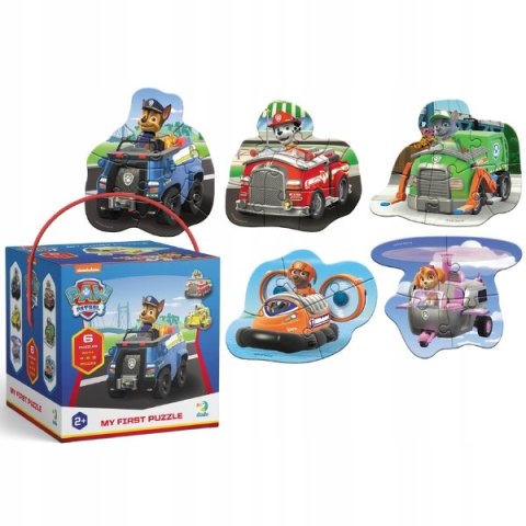 Moje Pierwsze Puzzle 4-6-8 Elementów Psi Patrol 6 Układanek Dodo