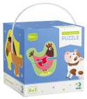 Moje Pierwsze Puzzle 6w1 Dodo Toys 2-3-4 Zwierzęta domowe 6 Układanek