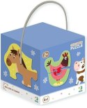 Moje Pierwsze Puzzle 6w1 Dodo Toys 2-3-4 Zwierzęta domowe 6 Układanek