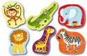 Moje Pierwsze Puzzle Dodo 2-3-4 elementy Zwierzęta Egzotyczne