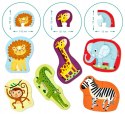 Moje Pierwsze Puzzle Dodo 2-3-4 elementy Zwierzęta Egzotyczne