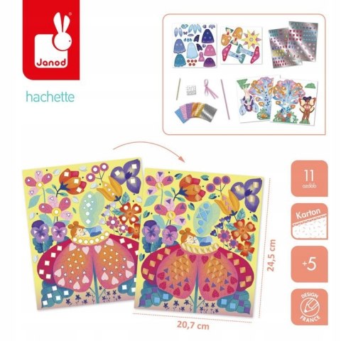 Multizestaw kreatywny 11 dekoracji Wróżki Magiczne Wróżki 5+ Janod