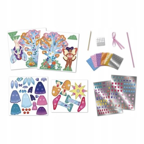 Multizestaw kreatywny 11 dekoracji Wróżki Magiczne Wróżki 5+ Janod