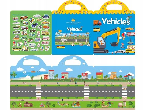 Naklejki wielokrotnego użytku Pojazdy Askato