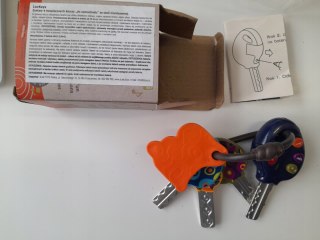 Outlet uszkodzone opakowanie Kluczyki Samochodowe z Pilotem dla Dzieci b.Toys Granatowe