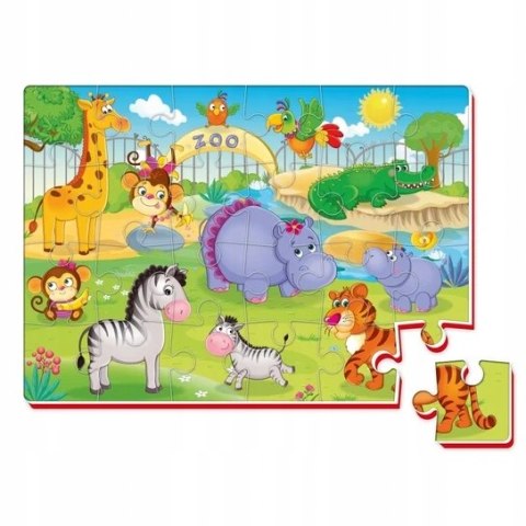 Piankowe puzzle Zabawne obrazki Zwierzątka w Zoo Roter Kafer