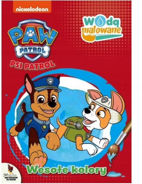 Psi Patrol Wodą malowane Wesołe kolory