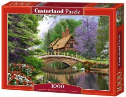 Puzzle 1000 elementów Chata nad rzeką Castorland