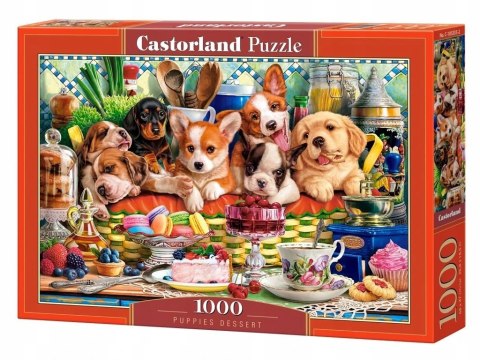Puzzle 1000 elementów Deser szczeniaczków Castorland