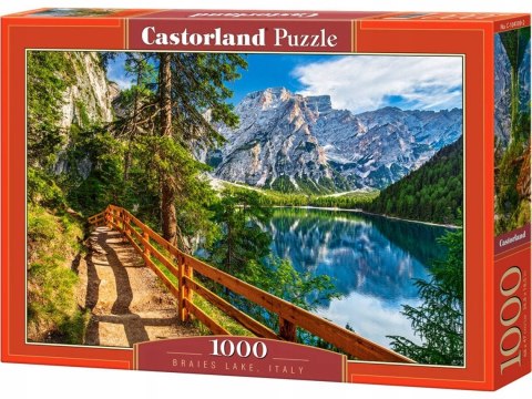 Puzzle 1000 elementów Jezioro Braies we Włoszech Włochy Castorland