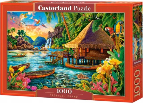 Puzzle 1000 elementów Tropikalna wyspa Castorland