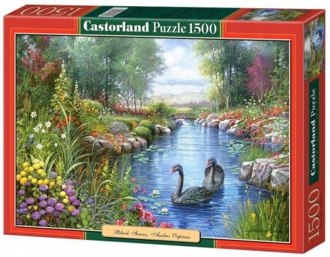 Puzzle 1500 elementów Czarne Łabędzie Castorland